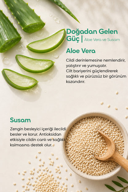 Karınca Yumurtası Yağı Tüy Azaltıcı Serum Aloevara ve Susam